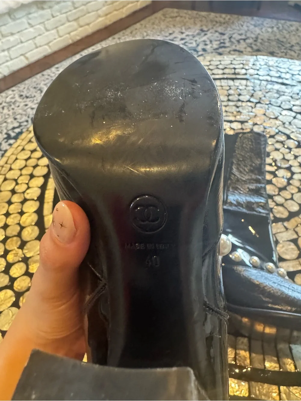 CHANEL stylish black